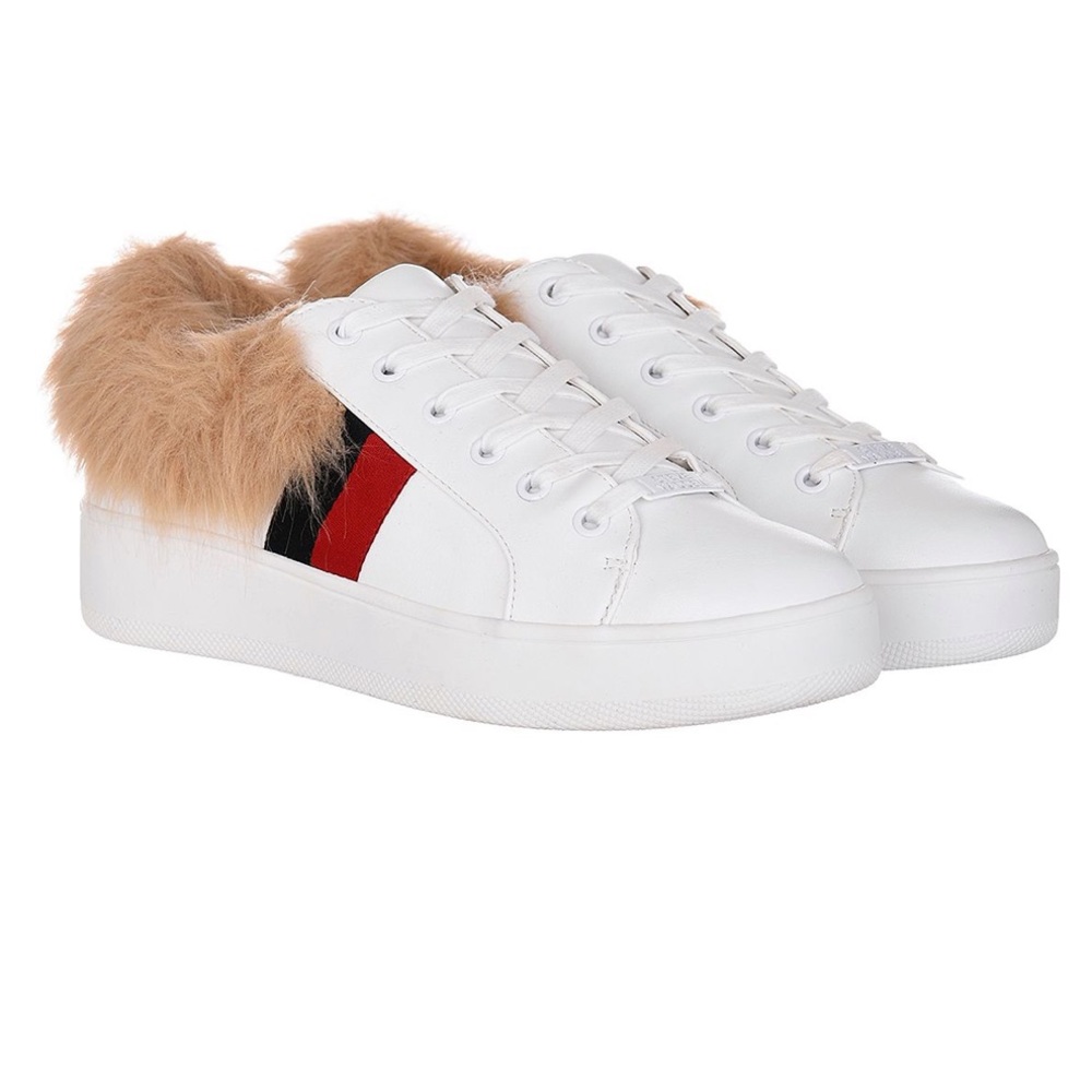Steve Madden Fur Sneakers
